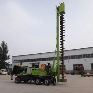 SDLQ 휠 타입 긴 나선형 파일 드라이버 LQ360 빌딩 기초 굴착 기계 미니 로터리 파일링 머신 드릴 머신 - Product Image 2