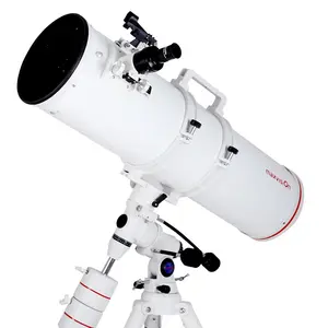 Telescópio astronômico gigante profissional, telescópio refletor de alta resolução com montar equatorial wt 800203 eq