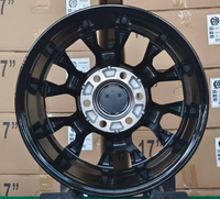Jante en alliage d'aluminium SYAC OEM 17*8.0 pouces PCD6*139.7 style original noir usiné pour voiture de tourisme, compatible Tacoma 2025
