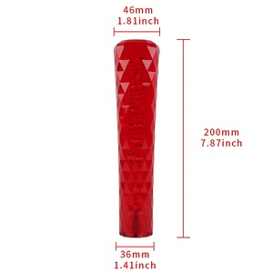 Akrilik cam vites topuzu araba güçlendirme yedi opsiyonel renkler elmas araba aksesuarları çoğu otomobiller için uygun - Product Image 3