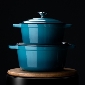 Casserole en fonte de qualité supérieure Masterclass, pot Coquete, four hollandais avec couvercle - Product Image 5