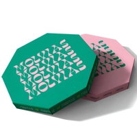 Boîtes à pizza personnalisées imprimées, emballages alimentaires personnalisés à motifs colorés, boîtes cadeaux pliables pour la livraison à emporter et les cadeaux de fête