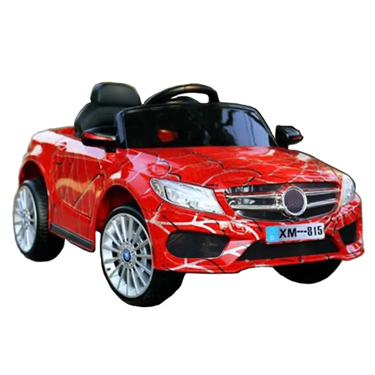 Cheap spiderman color super car 6-volt battery-powered ride-on