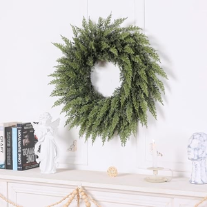 Couronnes de sapin artificielles en plastique vert, douces au toucher, plusieurs styles, pour la décoration de la maison, des fenêtres et des portes d'entrée - Vente en gros 2026 - Product Image 5