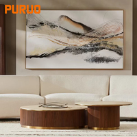 Table basse double en bois massif, style moderne et minimaliste, sur mesure, avec rangement, idéale pour hôtel, maison, villa, directement de l'usine