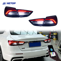 Feux arrière améliorés HETOP Quattroporte 2013-2022, feux de voiture personnalisés RGB, feux arrière dynamiques colorés pour Maserati