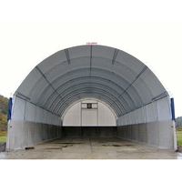 Carpa de Almacenamiento Industrial de Gran Tamaño, Moderna, con Estructura de Acero y Panel Sándwich, Impermeable, de PVC, Resistente al Viento de 120 km/h, B1