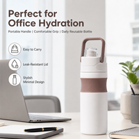 Botol Air Olahraga Baru 316 Stainless Steel Vacuum Thermos Portabel untuk Bersepeda di Luar Ruangan Desain Minimalis Modern 6-12 jam