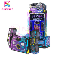 Funspace Coin Operated 2 Players Shooting Simulator Arcade Machine Video Game Crazy Shoot Machine