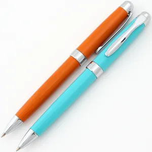 Promozionale all'ingrosso arancione Executive in metallo penne con Logo