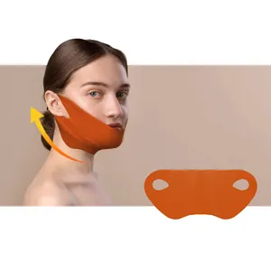 colorful reduce double chin face gel mask slimming face hydrogel lifting mask patch V shape chin patch