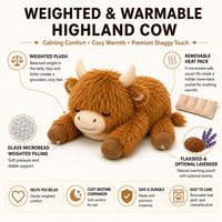 Boneka Plush Berbobot Premium Sapi Highland Custom, Boneka Hewan Isi Custom, Produsen Boneka Plush Custom, Pabrik OEM