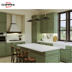 Matte sơn mài trắng Shaker phong cách tủ bếp với Countertop - Product Image 6