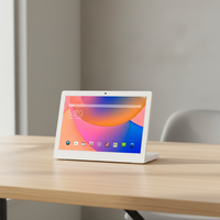 Nuevo Panel Táctil Electrónico de Escritorio Android RK3128 de 10.1 Pulgadas Tipo L con Soporte PoE Variable, OEM/ODM para Negocios