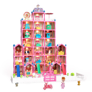 <span class=keywords><strong>Casetta</strong></span> Giocattolo in Plastica in Miniatura, Set di Mobili da Cucina per Villa, Gioco di Assemblaggio Unisex per Bambini dai 14 Anni in su - Product Image 1
