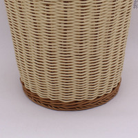 Kleurrijke handgemaakte ecovriendelijke geweven rotan baguette mand, broodhouder, waterdicht, voor keuken, eettafel, restaurant
