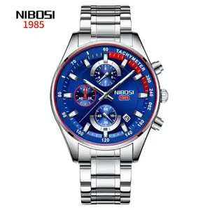 NIBOSI-Reloj de pulsera de cuarzo para hombre, nuevo accesorio de pulsera de cuarzo 2021, gran oferta, 2375