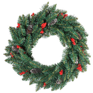 Guirlande <span class=keywords><strong>de</strong></span> Noë<span class=keywords><strong>l</strong></span> extérieure écologique en PVC MaoSheng <span class=keywords><strong>pour</strong></span> la décoration <span class=keywords><strong>de</strong></span> la porte d'entrée - Product Image 2