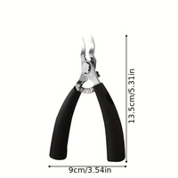 Coupe-ongles incarnés professionnels pour ongles épais, en acier inoxydable, lame incurvée, pince à ongles de précision pour paronychie