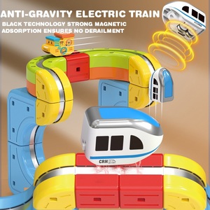 Manyetik Dönüşebilen Elektrikli Tren Yüksek Hızlı Demiryolu Rayı ABS Plastik 1:5 Ölçekli Eğitici Slot Oyuncak Çocuklar İçin - Product Image 2