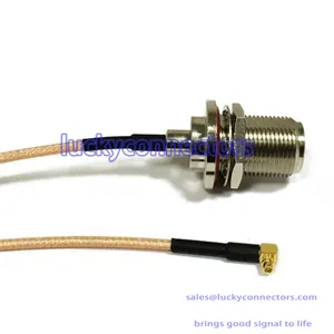 RF1.13 RG174 RG178 RG316 RG58 Cable Assembly Mcx Male To N Male 174 Cable