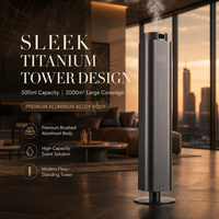 Diffuseur de parfum commercial Tower, machine électrique sans eau, nébuliseur d'huiles essentielles aromatiques