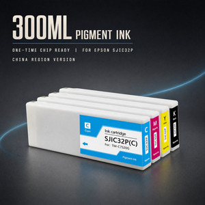 ตลับหมึกพิมพ์ OCB SJIC32P พร้อมชิปใช้ครั้งเดียว 300 มล. ใช้ได้กับเครื่องพิมพ์ EPSON TM-C7520G (CN) - Product Image 1