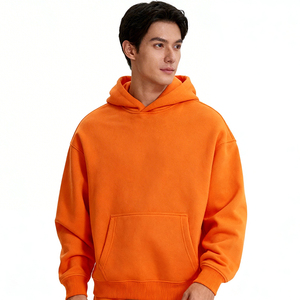 Felpa con Zip Corta da Uomo OEM 5, Produttori di Felpe Streetwear Oversize, Felpa Casual da Uomo con Cappuccio - Product Image 3