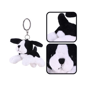 Beyaz sevimli peluş <span class=keywords><strong>mini</strong></span> oyuncak köpek anahtarlık moda küçük boy dolması yumuşak köpek peluş oyuncak - Product Image 2