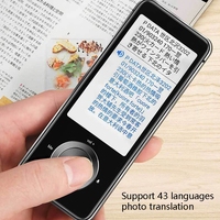Traducteur vocal intelligent hors ligne Hishell M9 haute précision, appareil de traduction simultanée portable pour les voyages à l'étranger