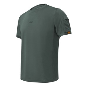 Camisetas deportivas HKSF DF T01 con cuello redondo, de secado rápido, tácticas, de manga corta, al por mayor. - Product Image 2