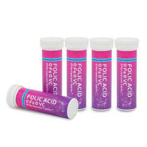 Biocaro Oem Nieuwe Aankomst Volwassen Bruisende Vitaminen Tablet Supplement Vitamine C Ijzer Foliumzuur - Product Image 2