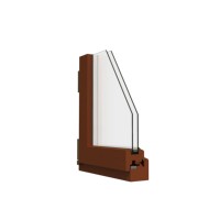 Ventanas de Madera Maciza con Toldo, Abatibles, Resistentes a la Lluvia, con Ventilación, Doble Acristalamiento, Resistentes a la Intemperie, con Aleros Inclinables, Personalizadas