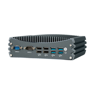 Mini PC Industrial Windows 7, <span class=keywords><strong>Intel</strong></span> <span class=keywords><strong>Core</strong></span> <span class=keywords><strong>I3</strong></span> <span class=keywords><strong>10110U</strong></span>, Sin Ventilador, DDR4, Doble LAN, 2 Puertos RS232 COM, Computadora Robusta Integrada en Caja - Product Image 1