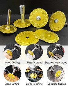 Mini mài mòn kim cương cắt đĩa thiết lập cho máy cắt quay lưỡi cưa mài bánh xe đĩa với trục gá công cụ - Product Image 2