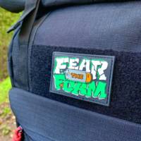Fabrication de badges en caoutchouc personnalisés avec fermeture auto-agrippante, patch en PVC luminescent qui brille dans le noir