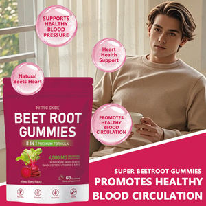 Erkekler İçin Üstün Kalp Sağlığı Pancar Çiğneme Tabletleri Takviyeleri Toplam <span class=keywords><strong>Coq10</strong></span> Üzüm Çekirdeği Nitrik Oksit Yetişkinlere Uygun Pancar Kökü Jelibonları - Product Image 5