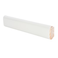 Main courante en pin apprêté blanc de style moderne pour la construction de maisons, rampe d'escalier en acier, pont et hôtel, application comprenant un support de main courante