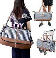 Sac de week-end pliable personnalisé BSCI avec compartiment à chaussures
