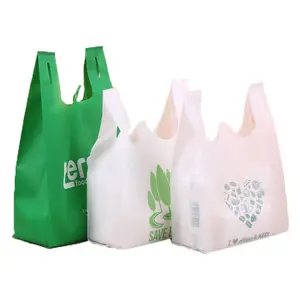 Wholesale Shopping Advertisements Promote Packaging Thickened Tote Competitive Price Non Woven Vest Bag