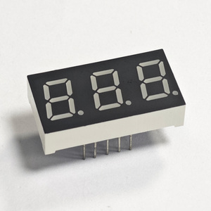 7 đoạn <span class=keywords><strong>LED</strong></span> hiển thị 0.4 inch 3 chữ số ánh sáng màu đỏ màn hình số cho kỹ thuật số quầy đo các thiết bị điện tử phần - Product Image 1