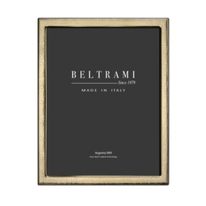 Beltrami Photo <b>Frame</b> <b>4x6</b> Gold Silver Plated Metal Made In Italy - Product Image 1