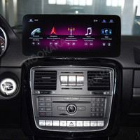 MOOKAKA Écran ultra-fin de 12,3 pouces Android Carplay pour Mercedes Benz Classe G 2016-2018 GPS Navi Dvd Gps Wifi 4G Dsp Carplay 360