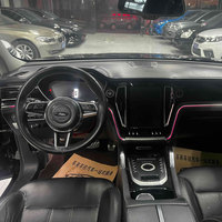 Voiture d'occasion pas chère Zotye T800 2018 2.0T Transmission automatique 7 places SUV d'occasion Toit ouvrant panoramique Pneus larges R19 Véhicules tout-terrain