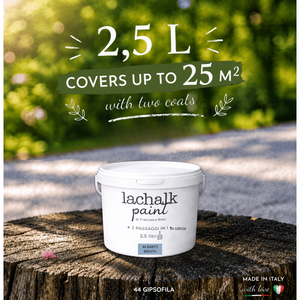 44 GIPSOFILA 25 lt LaChalk the evolution of <b>chalk</b> paint Where <b>chalk</b> meets resin: Hybrid <b>Chalk</b> Resin Paint made in Italy - Product Image 2