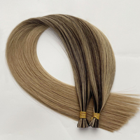 Cheveux européens professionnels double dessiné Micro itip cheveux nœuds brésiliens Extensions de cheveux