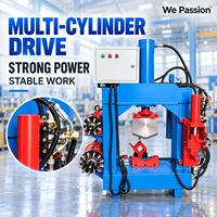 Machine de démontage de stator de moteur hydraulique 60T WP-M5 à entraînement multicylindre 7,5 kW, équipement de recyclage automatique