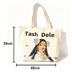 Sacs fourre-tout écologiques en sublimation en gros avec logo personnalisé, sacs de courses réutilisables en toile - Product Image 3