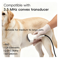 Échographe Doppler vétérinaire portable BLUEWORTH ECI-X8, appareil d'échographie Doppler couleur compact pour animaux de compagnie, certifié CE, usage domestique
