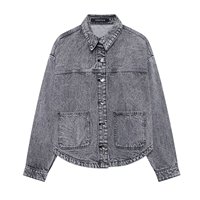 Veste bomber décontractée élégante et tendance en tissu respirant vert clair pour femmes, printemps
